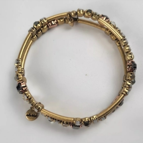 Stella and Dot Isabelle Wrap Bracelet Gold Crystals Romantic Sparkle - Picture 3 of 3